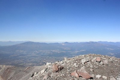 浅間山山頂より東の展望