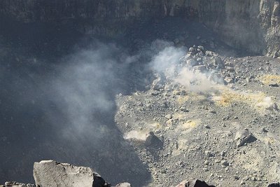 ガス噴出してきた