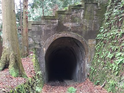 五号トンネルの裏側に出た。かなり登った感じがしたがトンネルだともう少し楽だったのか！？