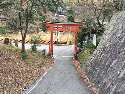 清滝に下りてきました。お疲れ様でした