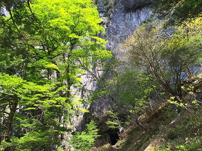 またまた巨大な迫力ある岩が登場
