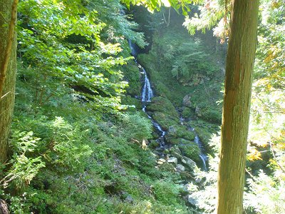 明神滝。というか、冬いったとき凍ってたのかわからなかった