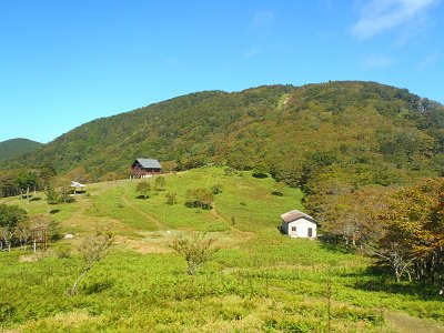 明神岳へ向かう