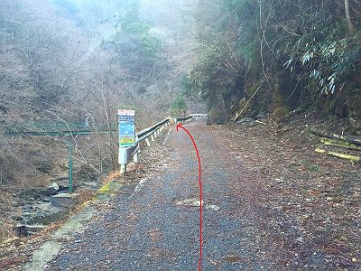 今日はこの緑の橋を渡る