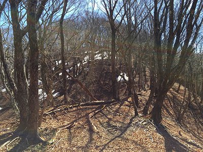 馬駈ノ辻への登り