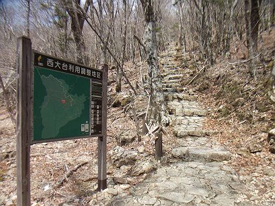 ここから駐車場まで登りが続きますが、ピーク付近の景色はグッドでした