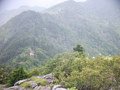 鐘掛岩からの展望