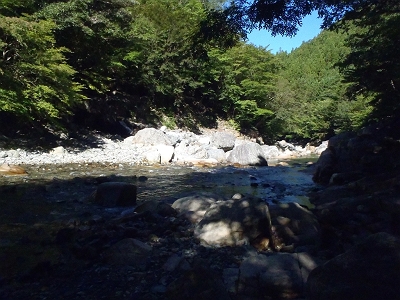 入渓ポイントはここから