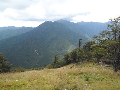 バリゴヤから稲村ヶ岳までハッキリみえる