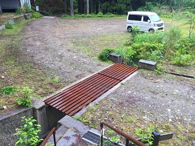 駐車場に到着本日もお疲れ様でした～～～